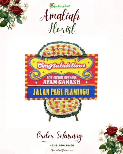 Bunga Papan Congratulation di Kalilunjar